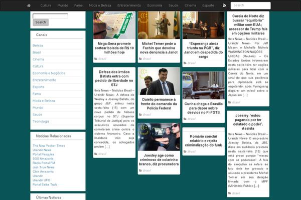 PR Pin theme site design template sample