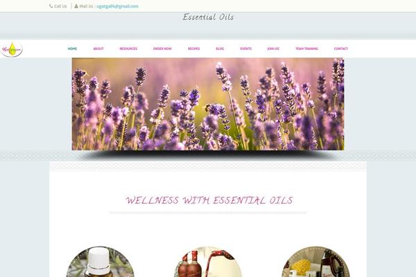 Dream Spa theme site design template sample
