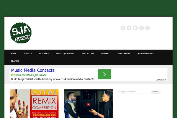 Click-mag theme site design template sample