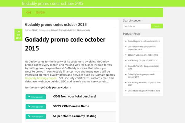 Nominal theme site design template sample