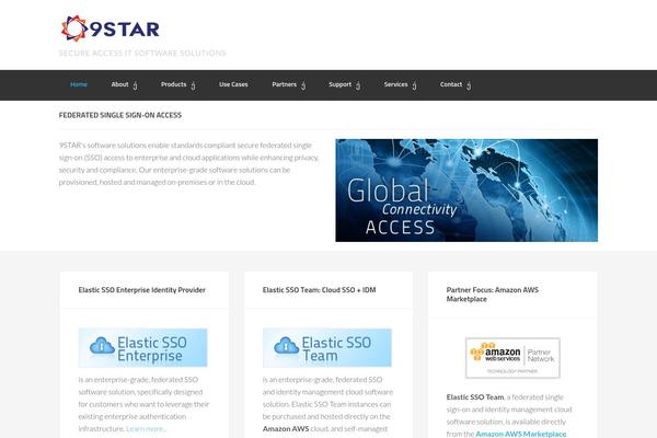 Enterprise Pro theme site design template sample