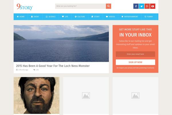 SociallyViral theme site design template sample