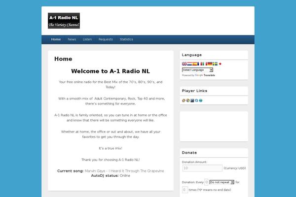Site using Arrow-twitter-feed plugin
