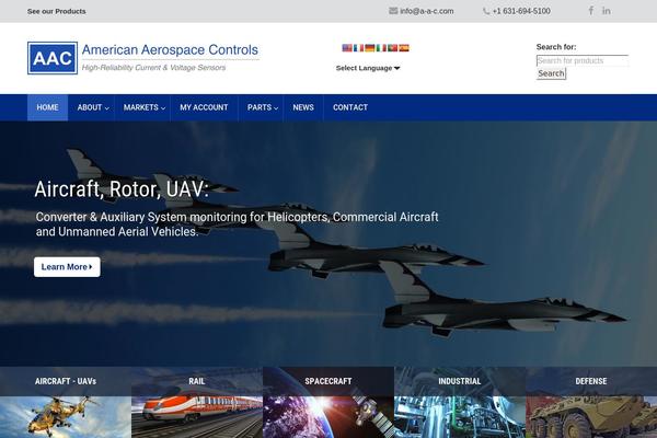 Aac theme site design template sample