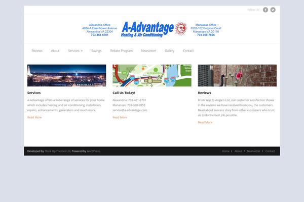 Sento theme site design template sample