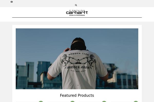 Amphibious theme site design template sample