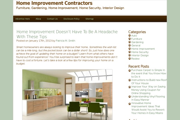 Twentytwenty-child theme site design template sample