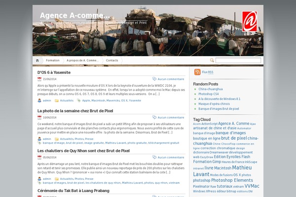 iNove theme site design template sample