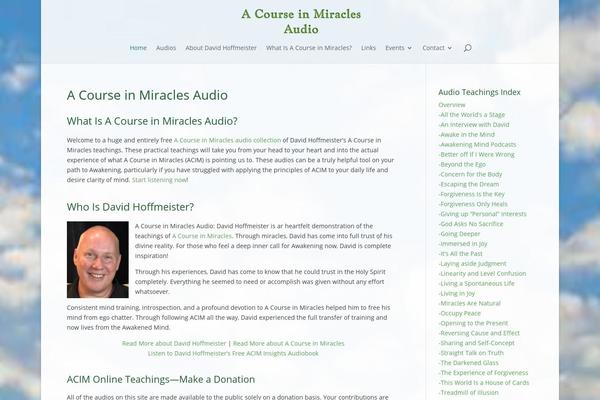 Divi Child theme site design template sample