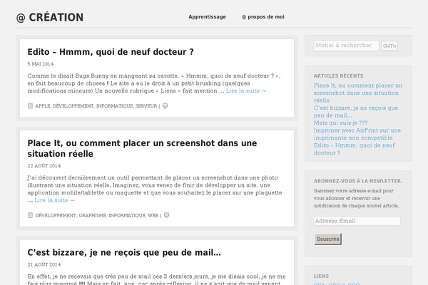 Foghorn theme site design template sample