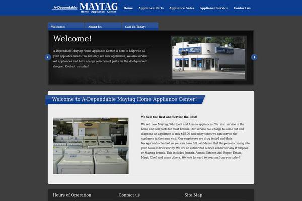 eBusiness theme site design template sample