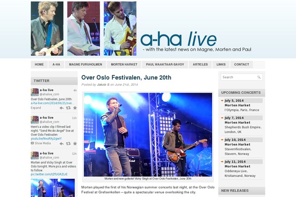 Blue News theme site design template sample