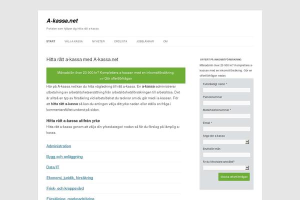 Twentytwelvechild theme site design template sample