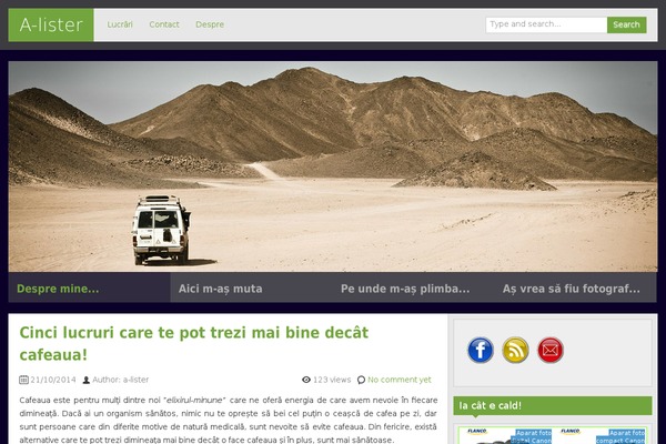 zAlive theme site design template sample