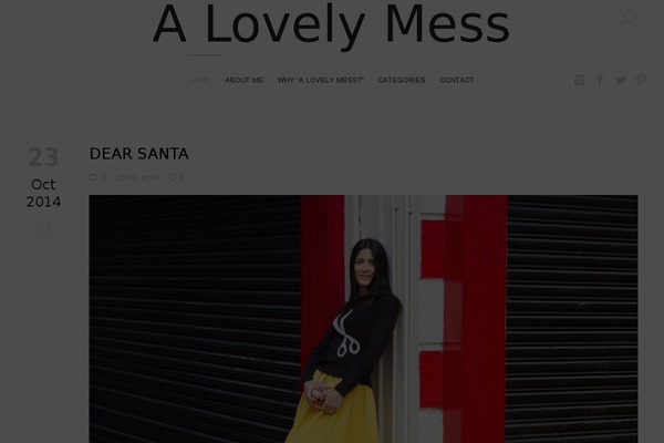 John Doe's Blog theme site design template sample