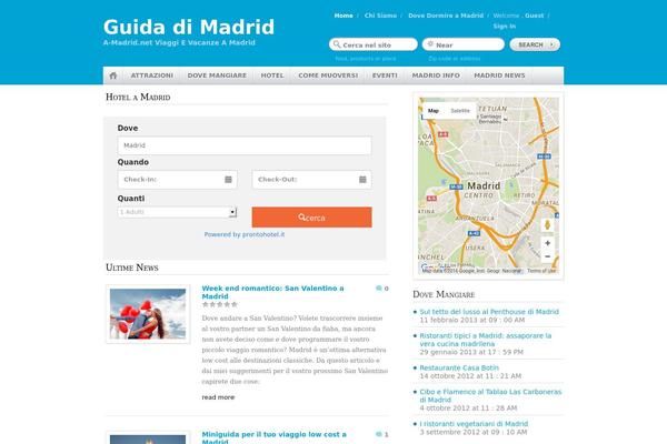 GeoPlaces theme site design template sample