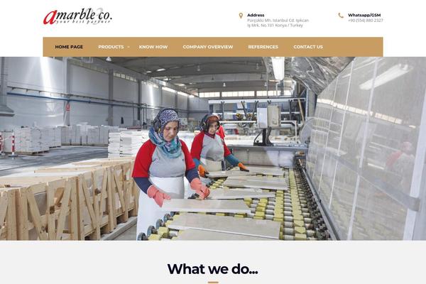 a-marble.com site used Consulting