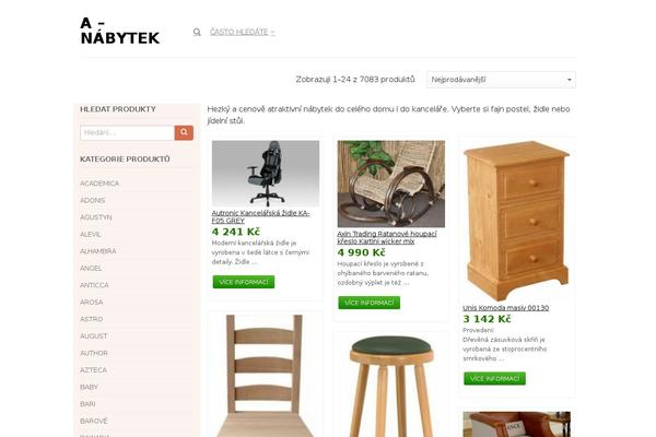 TheShop theme site design template sample