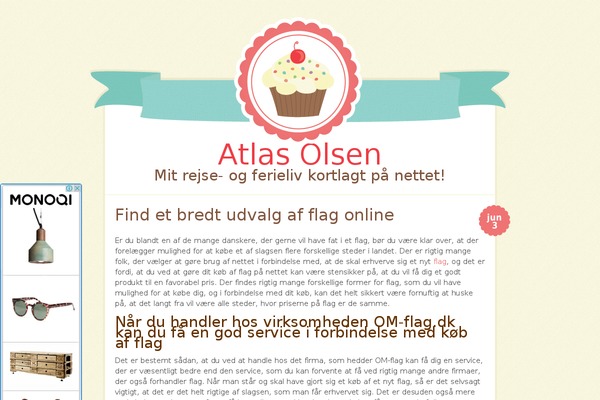 Buttercream theme site design template sample
