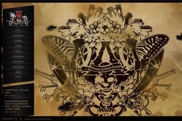 Slash theme site design template sample