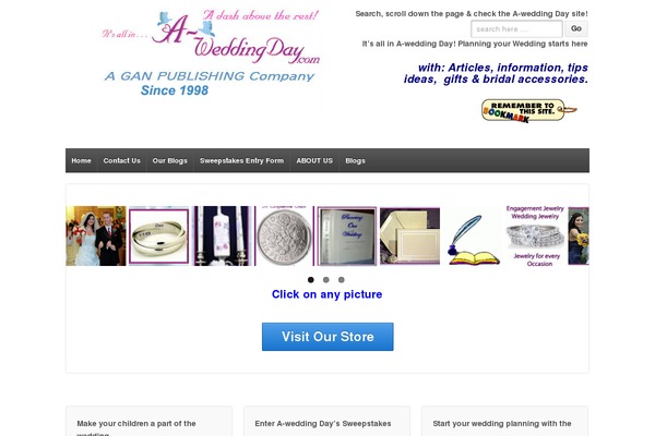 a-weddingday.com site used Responsive