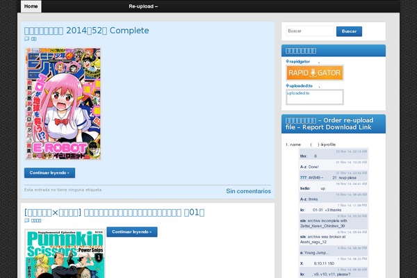 Radius theme site design template sample