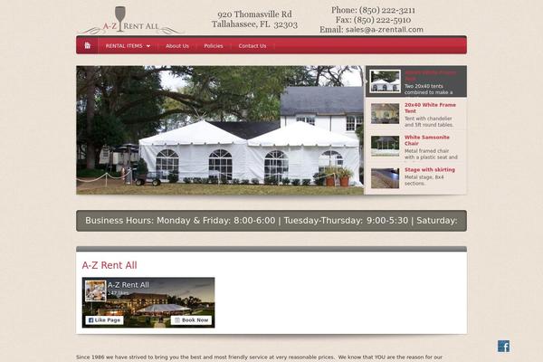 Bellissima theme site design template sample