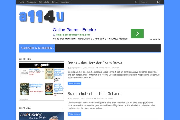 Evolve Plus theme site design template sample