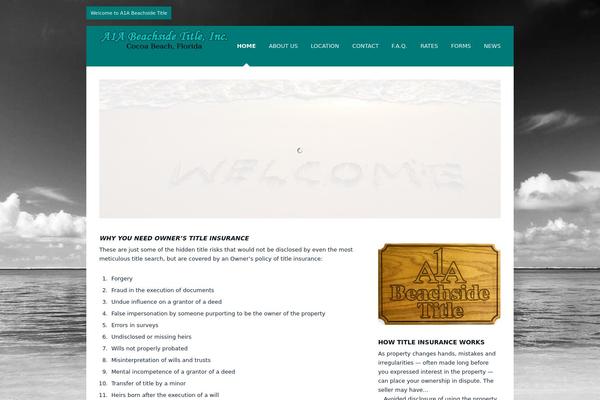 Coherence theme site design template sample