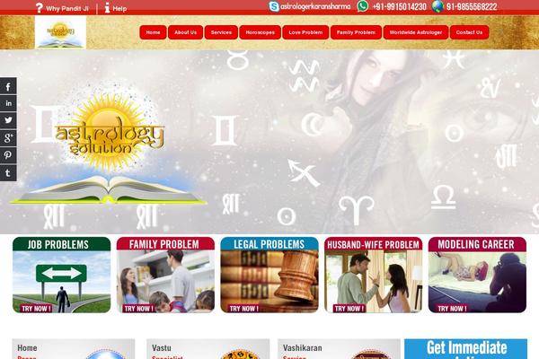 Site using Helios Solutions Social Media Buttons plugin