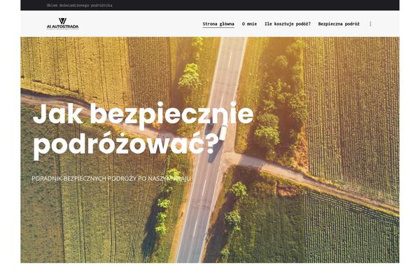 Palladio theme site design template sample