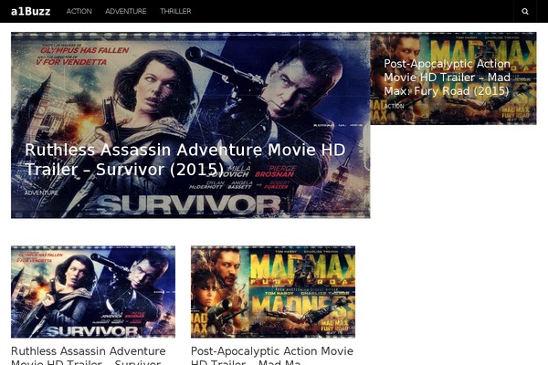 a1buzz.com site used Minimalist