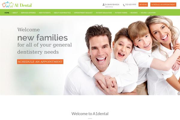 Brooklyn theme site design template sample