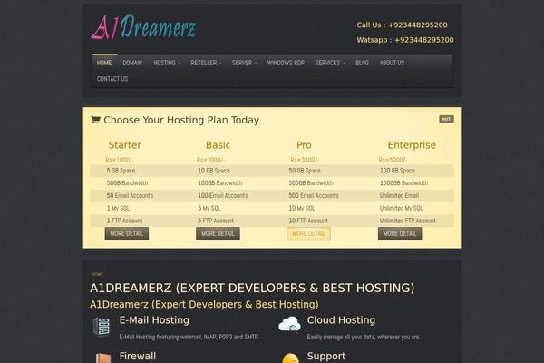 Drive theme site design template sample