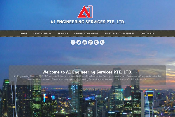 A1 theme site design template sample