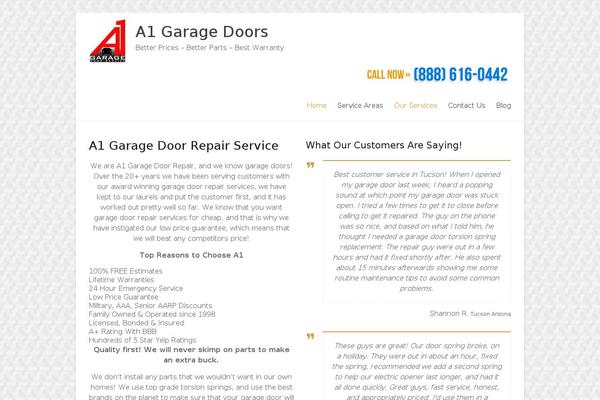 Spacious theme site design template sample