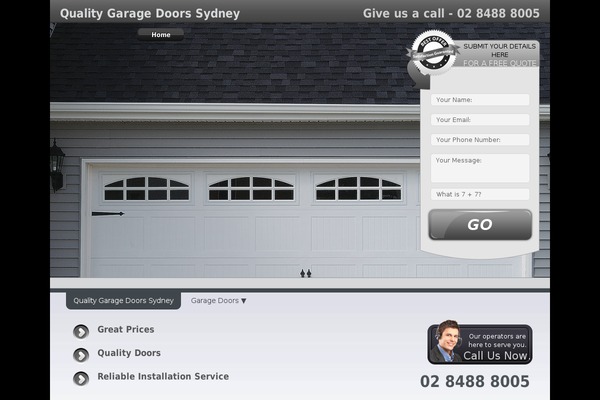 a1garagedoorssydney.com.au site used Rockstarbiztheme-v1-8