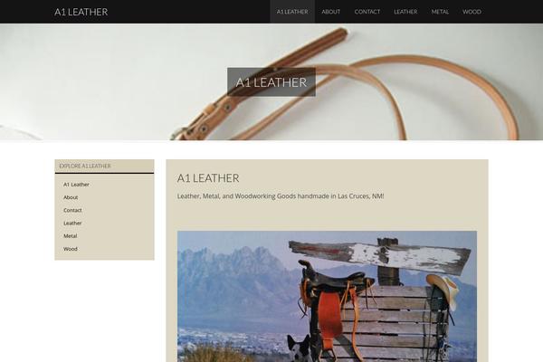 No Nonsense theme site design template sample