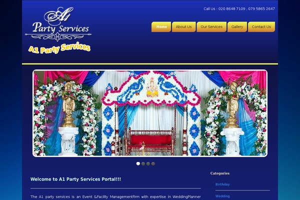 Make theme site design template sample