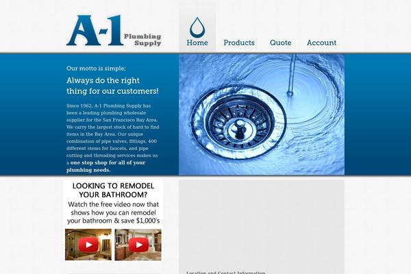 A1 theme site design template sample