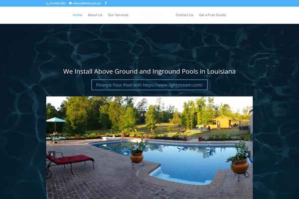 Divi theme site design template sample