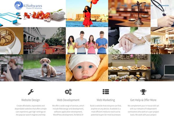 BLDR theme site design template sample