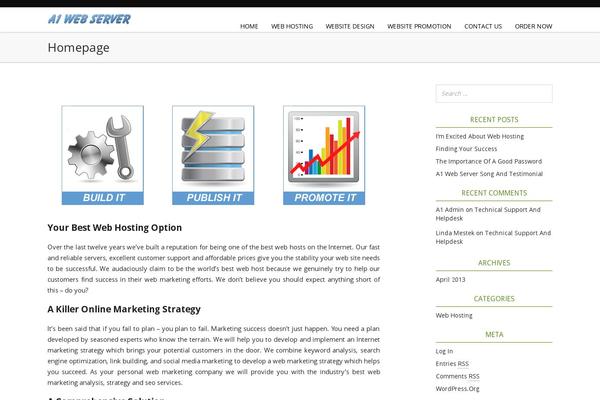 A1 theme site design template sample