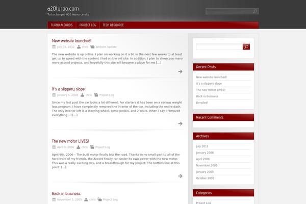 Red Modern theme site design template sample