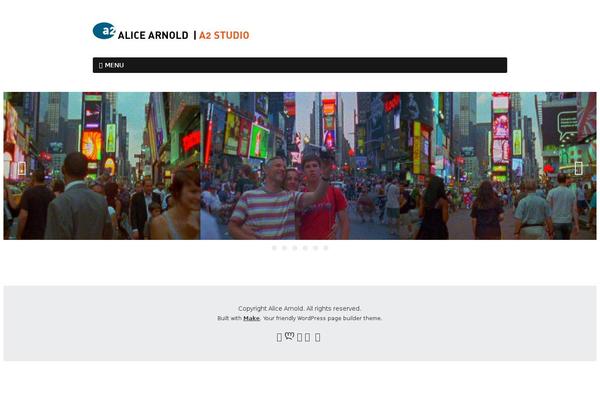 Make theme site design template sample