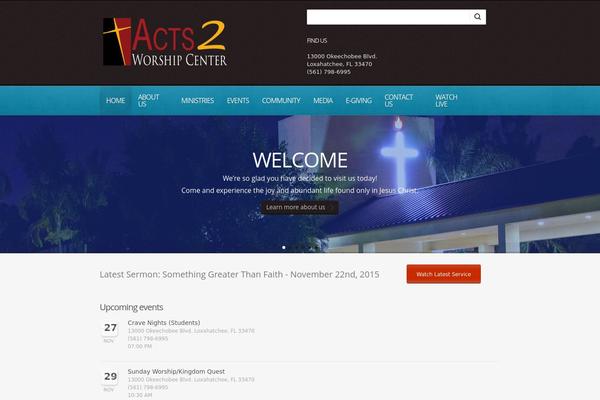 Churchope theme site design template sample