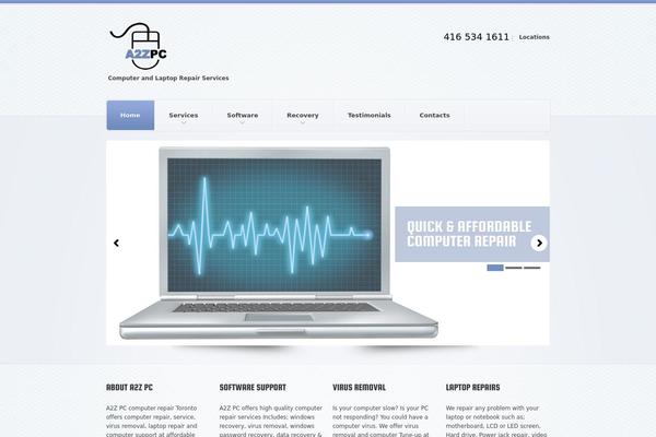 a2zpc.ca site used Theme1626
