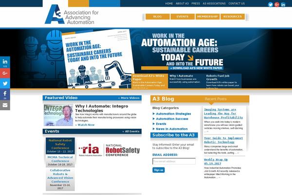 a3 theme websites examples