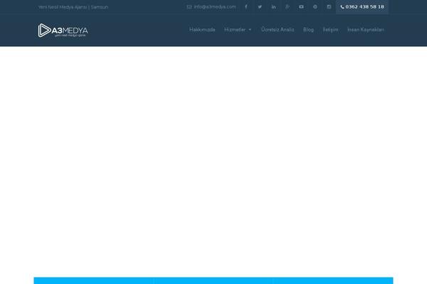 Digitalagency theme site design template sample