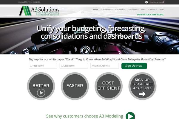 Rockefeller theme site design template sample